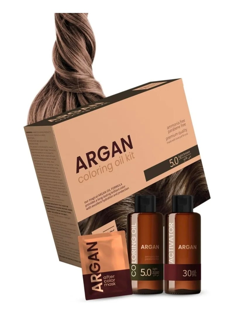 Argan Colored Argan Oil Collection, Magic Argan Oil (Natural Argan Oil Extract Light Brown 5.0) - Image 2