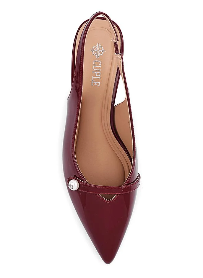 Cuple Cuple Pointed Toe Slingback Heels