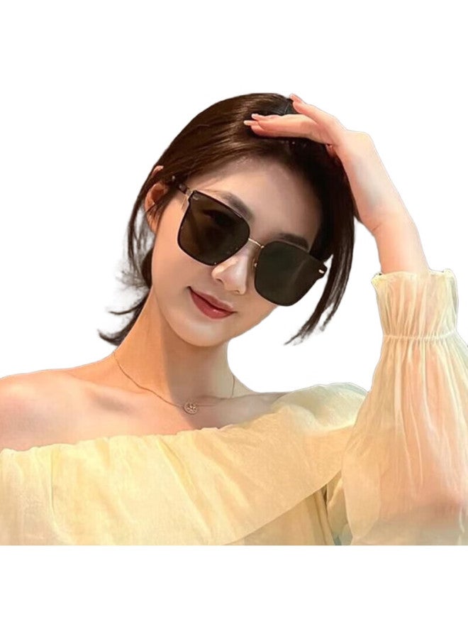 PRSR Gradient Oversized Sunglasses Women Fashion Star Style Sunscreen Sunglasses Female Ps2042 - Image 3