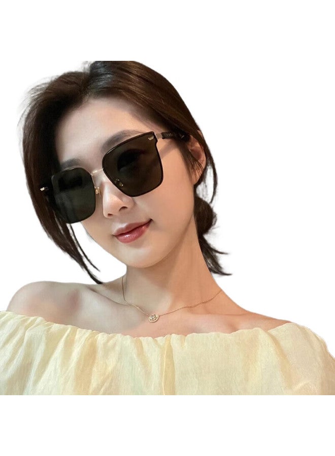 PRSR Gradient Oversized Sunglasses Women Fashion Star Style Sunscreen Sunglasses Female Ps2042 - Image 2