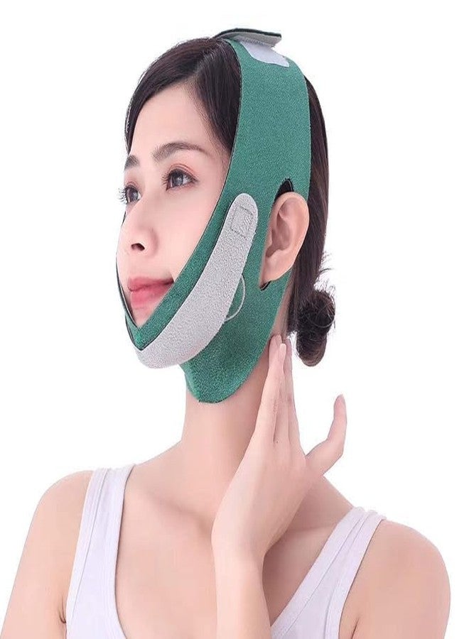 Abhaymart V Shape Facial Sliming Band | Ultra-Thin Reusable Breathable V-Line Mask | Double Chin Shrink Chin Strap | Lift And Tighten Face To Prevent Sagging Beauty Strap (PACK OF 1) - Image 1