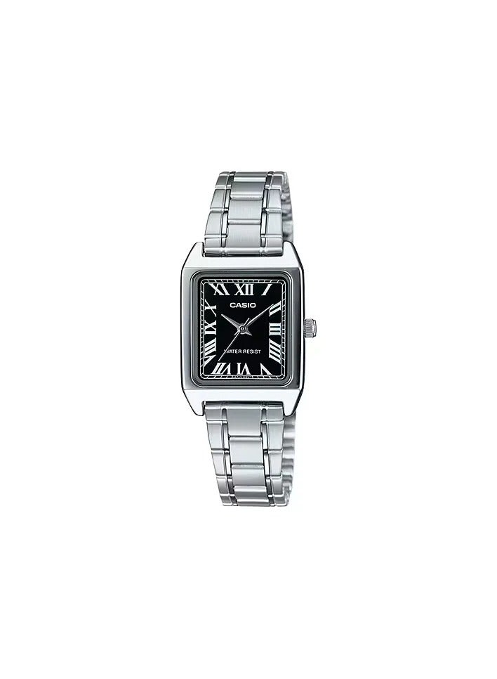 Casio LTP-V007D-1BUDF Women's Stainless Steel Analog Watch, Black - Image 1