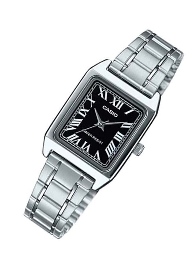 Casio LTP-V007D-1BUDF Women's Stainless Steel Analog Watch, Black - Image 2