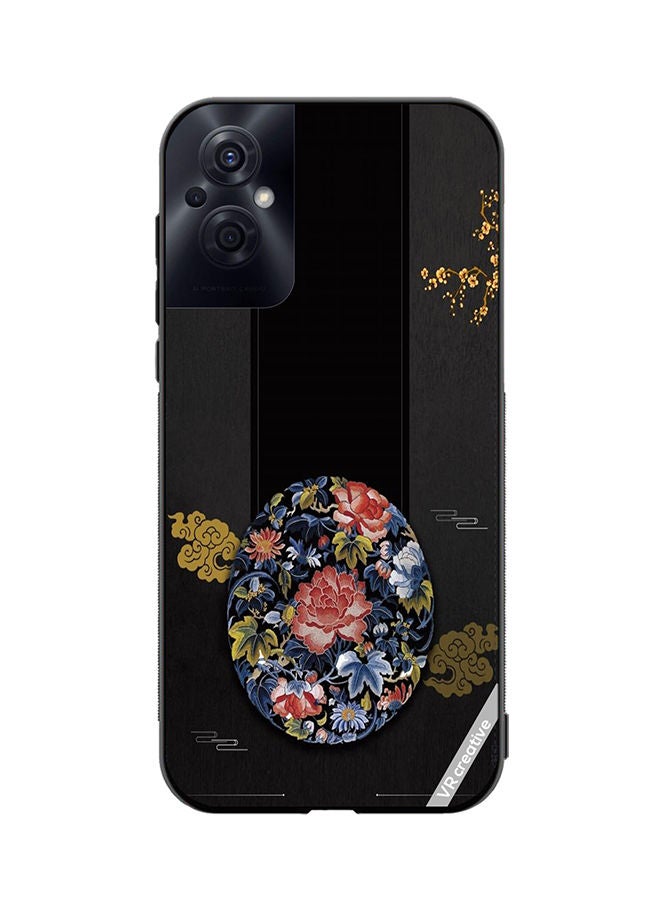 VR CREATIVE Protective Case Cover For Oppo Reno8 Z Flower Design Multicolour - Image 1