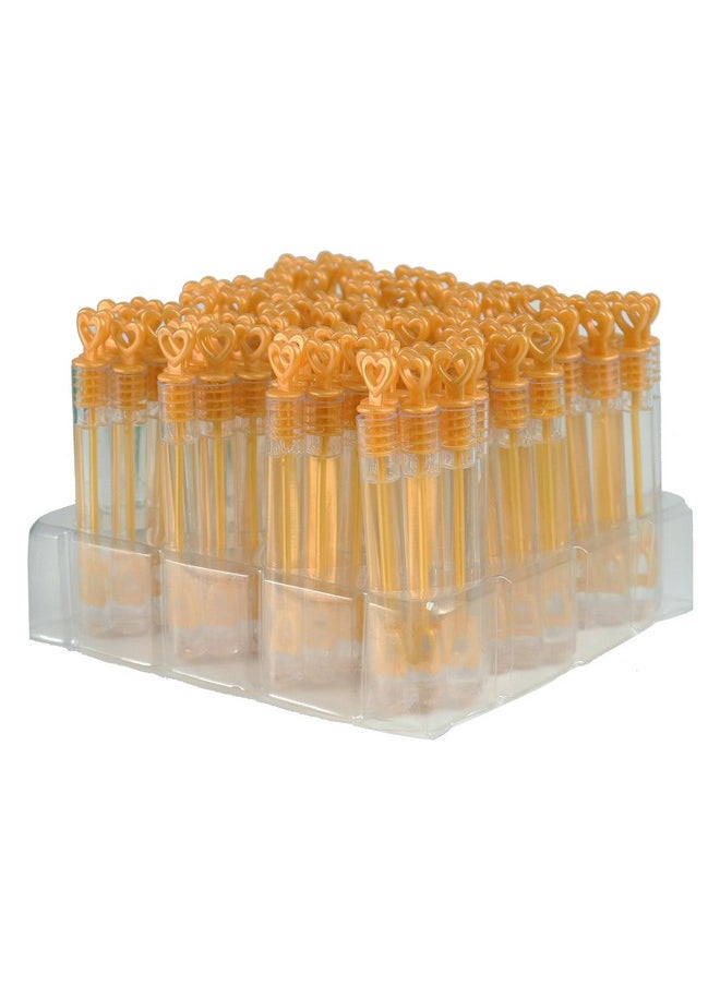 GiftExpress 96 Pcs 4.2" Heart Bubble Wands Party Favors For Weddings Supplies Valentine'S Day Party And Anniversaries  - Image 1