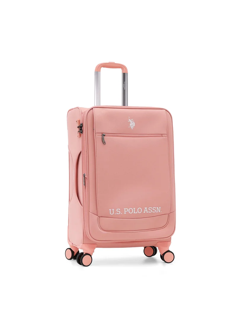 U.S. Polo Assn. U.S. Polo Assn. 3-Piece Softshell Luggage Set | 20" 24" 28" Spinner Suitcases with TSA Lock - Complete Travel System