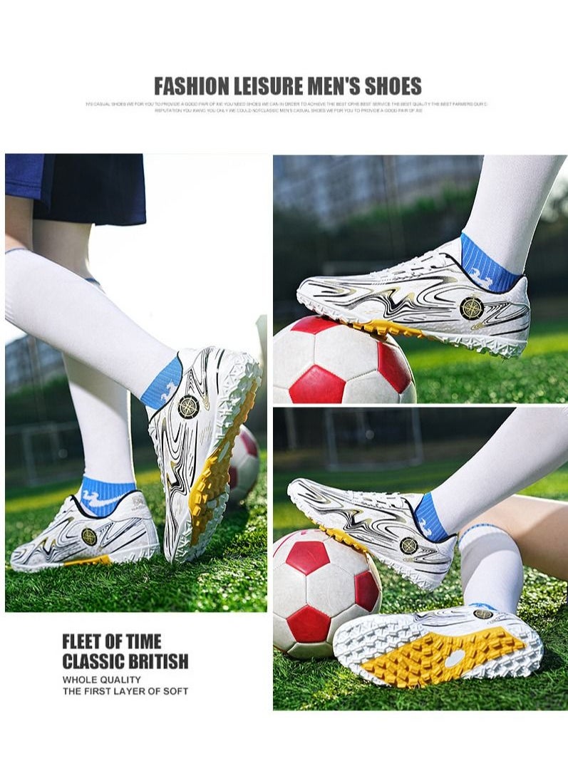 Children's broken nail football sneakers