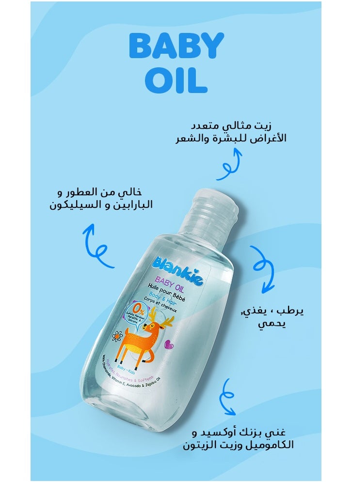 Blankie 2-in-1 Baby Oil for Hair & Body - 100 ml  - Image 4