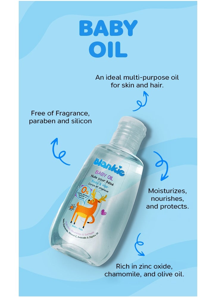 Blankie 2-in-1 Baby Oil for Hair & Body - 100 ml  - Image 3