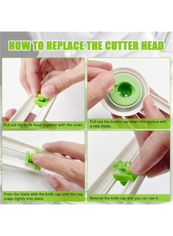 RYNX Circular Paper Cutter Rotary Trimmer Craft Supplies Green Card Cutters - Image 4
