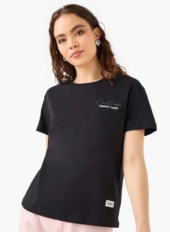 Lee Cooper Lc Logo Tee For Female