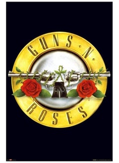 Guns and Roses Logo Printed Maxi Poster 61cm x 91.5cm Ideal Artwork for Wall Home Office Decor Officially Licensed Merchandise - pzsku/Z1E40611174209D794B80Z/45/_/1693306914/59b79de1-81dd-4ecf-b5cb-a38984108acf