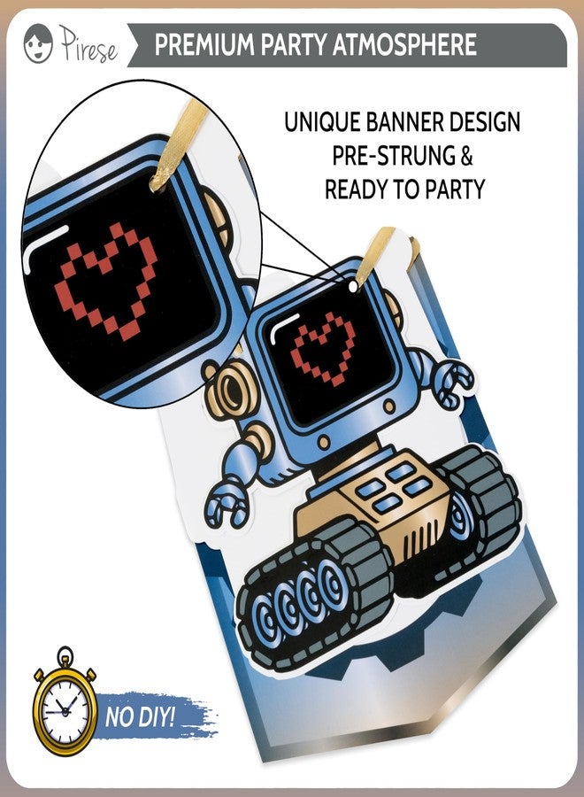 Pirese Robot Birthday Party Decorations, Robot Party Decorations, Robot Happy Birthday Banner | Robot Party Supplies | Robot Decorations | Robot Balloons | Robot Birthday Decorations | Kids Robot Decor - Image 5