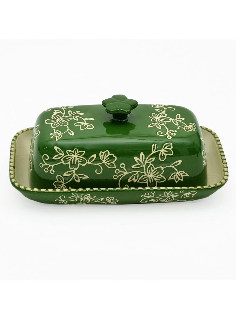 Temp-tations temp-tations® Floral Lace Bakeware Set,7 Piece Completer Set- Green  - Image 2