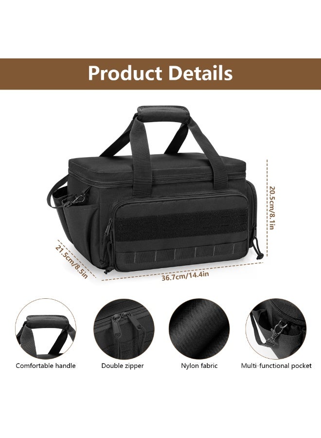Serplex® Tool Bag Travel Tool Bag 14'' Tools Organizer Bag Waterproof Nylon Tool Handbag Enhanced Wear-resistant Base Design Portable Hardware Tool Bag Organizer for Electricians, Plumbers - Image 2