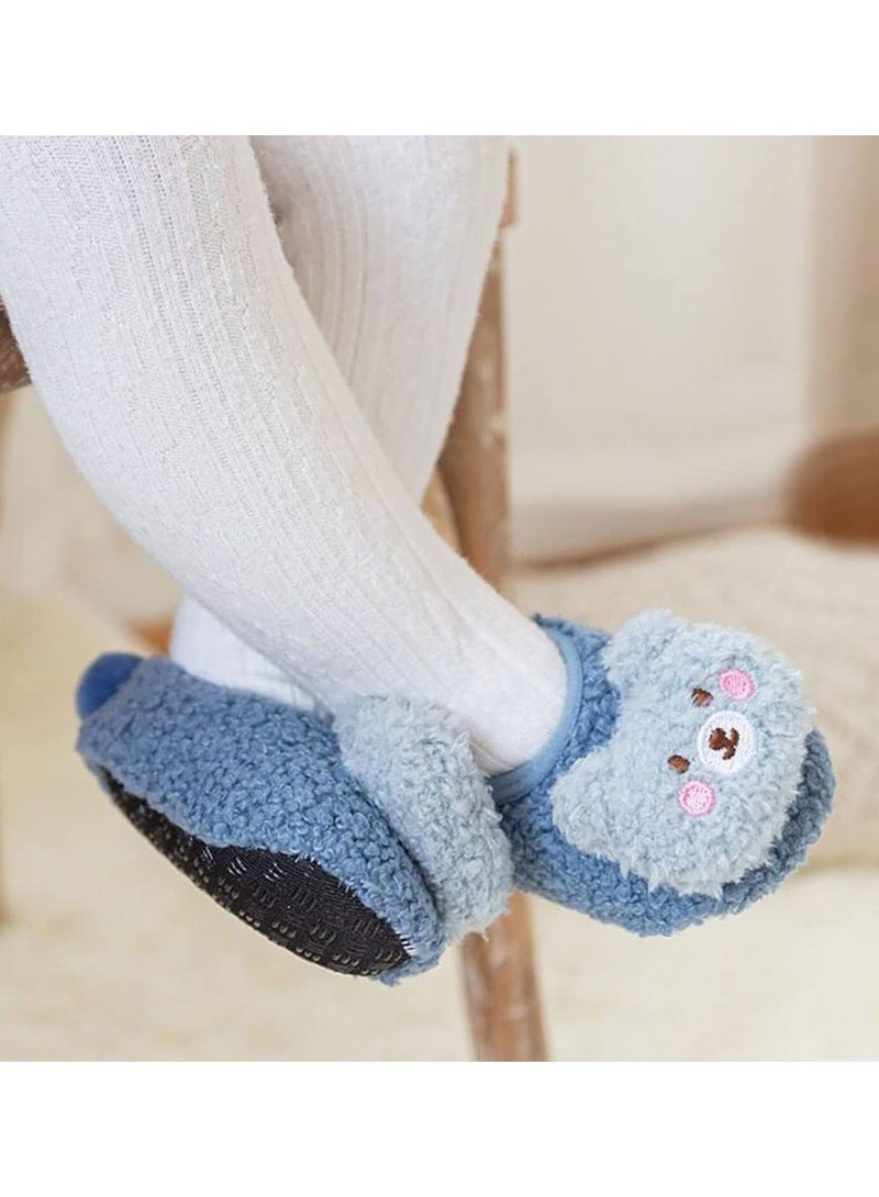 Y&D 3 Pairs Of Baby Walking Soft Sole Anti Slip Thickened Floor Socks Slippers - Image 3