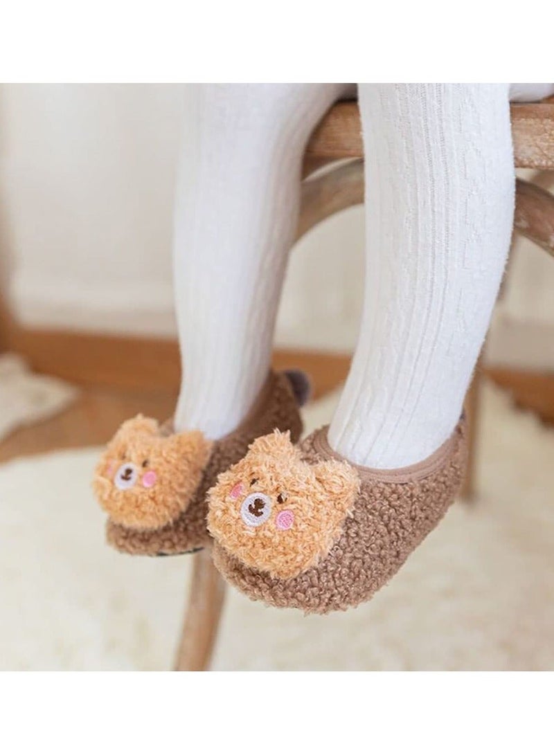 Y&D 3 Pairs Of Baby Walking Soft Sole Anti Slip Thickened Floor Socks Slippers - Image 4