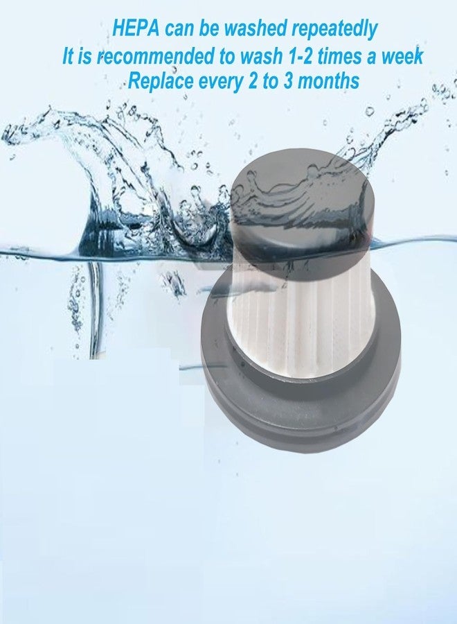 Feenynic 6 Pack Hepa Filters Replacement Compatible with Horsepower Duck Vacuum Cleaner as Seen on TV. Washable and Durable Filters for Duck Compact Cordless Vacuum. (Vacuum isn't Included） - Image 3