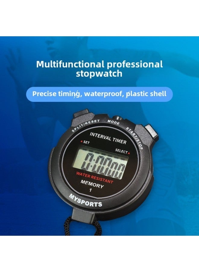 Generic Stopwatch Professional Track And Field Sports Teacher Coach Student Training Electronic Running Timer Special For Competition-Display Accuracy:XJ-011 Yellow - Image 4