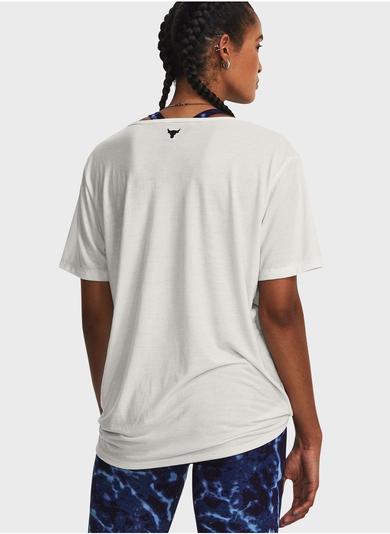 UNDER ARMOUR - Project Rock Completer Deep T-Shirt - Image 1