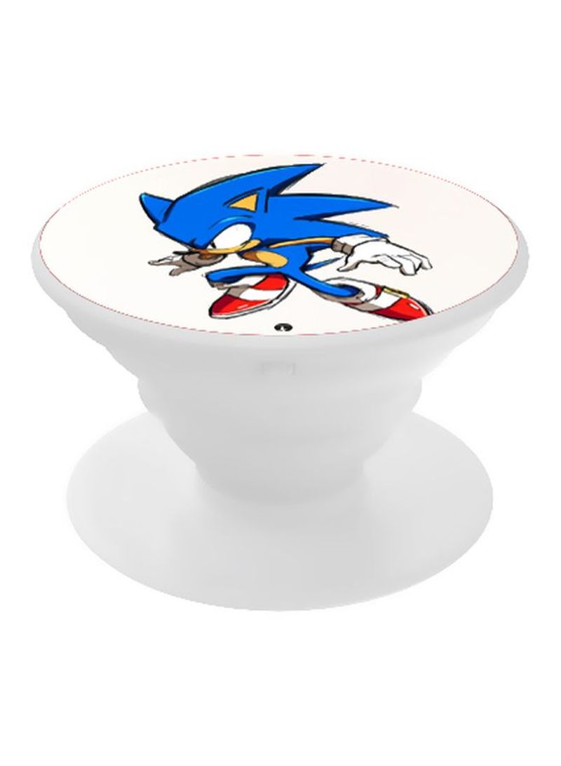 RKN Printed Pop Socket Phone Holder White/Blue/Red - Image 2