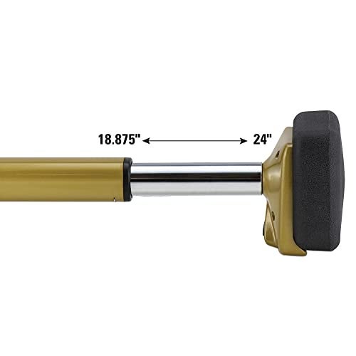 ROBERTS 10-501 Golden Touch"GT" Carpet Knee Kicker with Extra Wide Head, High Contour Neck and 2-Inch Thick Bumper Pad , Yellow - Image 5