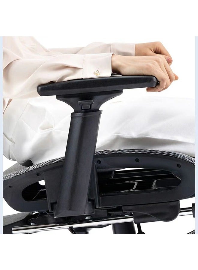 JCB CHIC كرسي مكتب مريح، كرسي ألعاب عالي الظهر، كرسي استلقاء كبير وطويل مريح، كرسي مكتب منزلي مريح، دعم قطني، شبكة مسامية، كرسي كمبيوتر شبكي، مساند للذراعين قابلة للتعديل - Image 4