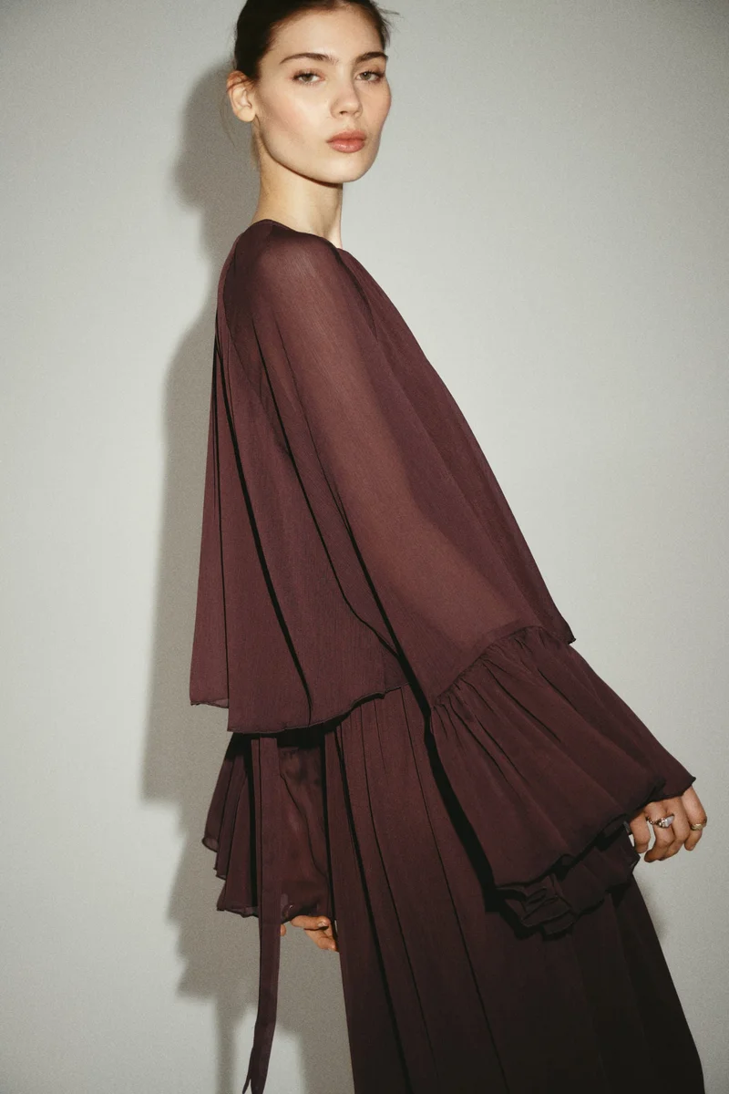 H&M  Oversized layered-look dress for Women | Best Price UAE