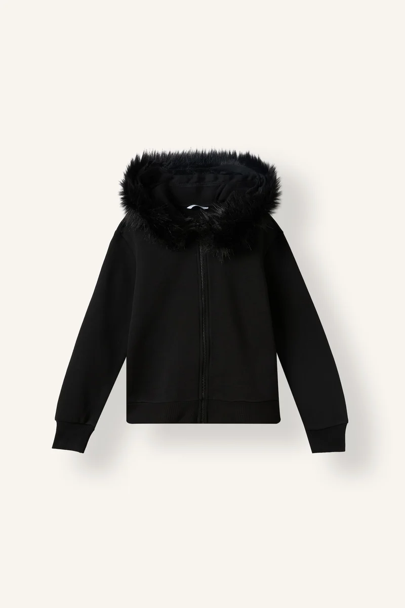 ديفاكتو Regular Fit Hooded Cardigan