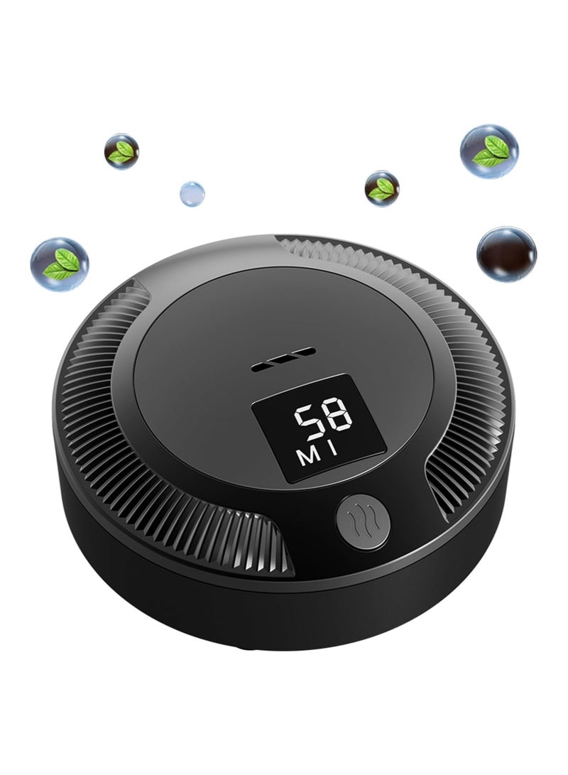 عام منقي هواء للثلاجة قابل لإعادة الشحن، تصميم بشاشة، 3 سرعات، منقي هواء محمول صغير لتعطير السيارة وغرفة النوم وخزانة الأحذية والثلاجة - Image 1