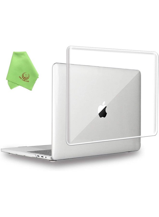 UESWILL Crystal Clear Glossy Hard Case Compatible With 2016 2019 Release Macbook Pro 15 Inch With Touch Bar & Usb C Model A1990 A1707 Clear - Image 1