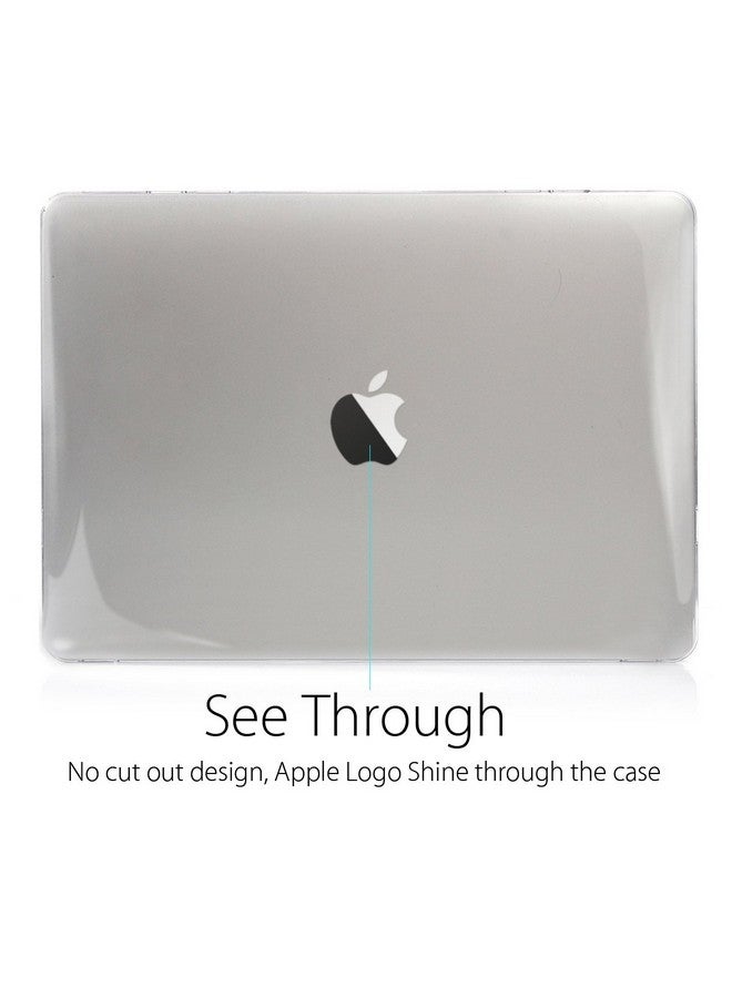 UESWILL Crystal Clear Glossy Hard Case Compatible With 2016 2019 Release Macbook Pro 15 Inch With Touch Bar & Usb C Model A1990 A1707 Clear - Image 3