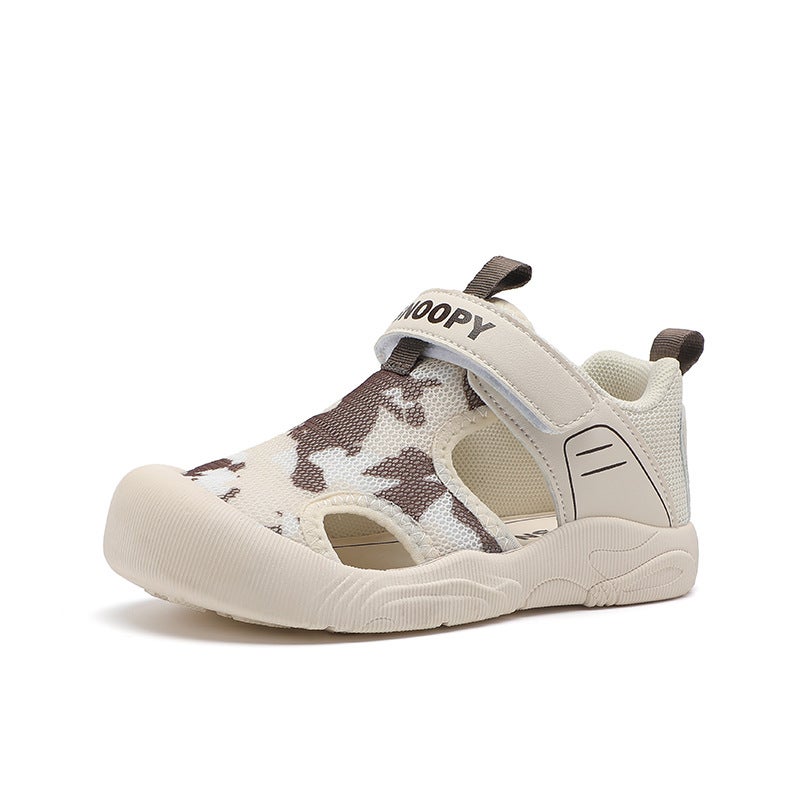 Snoopy Kidsren'S Beach Shoes 2025 Summer Baotou Sandals Travel Quick-Drying Water Sandals Boys Lightweight Non-Slip - Image 2
