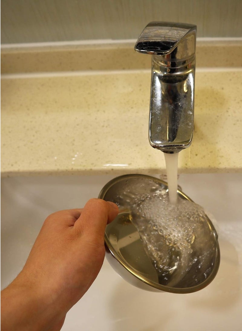 ليموس أوعية طعام للحيوانات الاليفة مضادة للانزلاق وغير قابلة للانسكاب مع حامل حصيرة من السيليكون - أطباق مياه من الفولاذ المقاوم للصدأ قابلة للإزالة للقطط والكلاب الصغيرة - Image 2