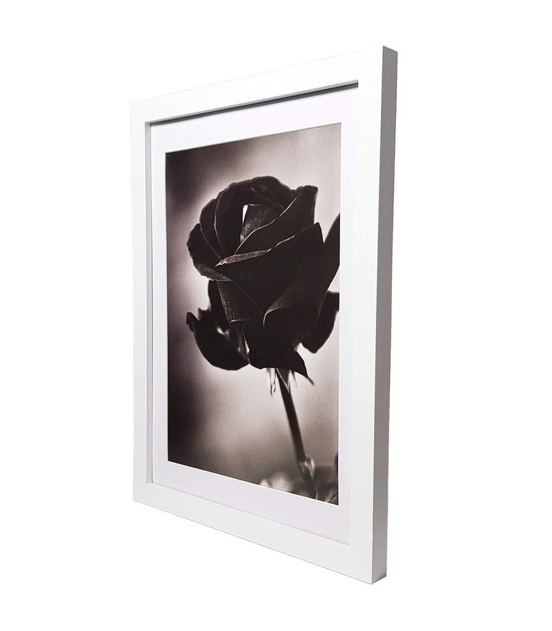 FUNTRESS 10x14 Picture Frame Display 9.5x13.5 for Wall Hanging/Display on Table Family Wooden Living Room Painting Frame with Mat (10x14 2 Pieces, White) - Image 3
