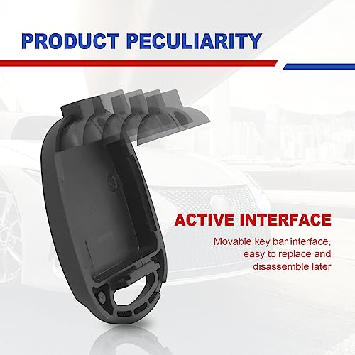RBOKO Keyless Entry Remote Shell Case Replacement Key Fob Cover Case, Compatible with Lexus ES300 ES330 GS300 GS400 GS430 GX470 IS300 is330 LS400 LS430 LX470 RX300 RX330 RX350 RX400h RX450h2 SC430 Key Fob - Image 4