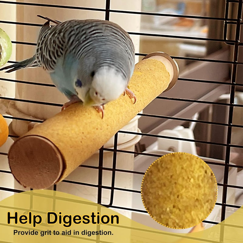 SX 24-Pack Sand Perch Covers for Parakeets Canaries Finches & Other Small Birds, Bird Perch Covers Sandpaper - Image 4