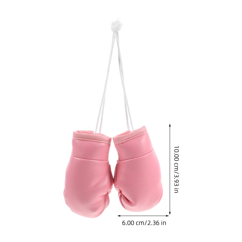 1 Pair Of Punching Gloves Charm Door Punching Gloves Decoration Punching Gloves Decor For Car Interior Punching Gloves Car Hanging Boxing Gloves Keychain - Image 3