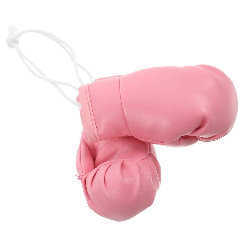 1 Pair Of Punching Gloves Charm Door Punching Gloves Decoration Punching Gloves Decor For Car Interior Punching Gloves Car Hanging Boxing Gloves Keychain - Image 1