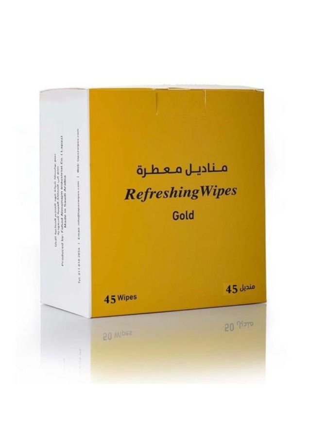 Lapaz 45 -Piece Perfumed Wipes Gentle Cleaning For Sensitive Skin, - Image 1