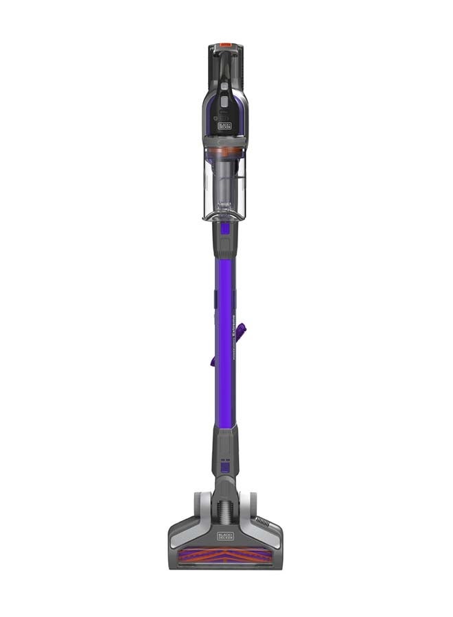 BLACK+DECKER 4-in-1 Cordless Stick Vacuum Cleaner, 18V, 1.5Ah Battery, 55-Minute Runtime, 38 Air Watts Suction Power, 650ml Dustbowl, Ideal for Pet Owners, Lightweight Design, Easy Storage 500 ml 27 W BDPSE1815P-QW ‎Titanium/Purple - Image 2