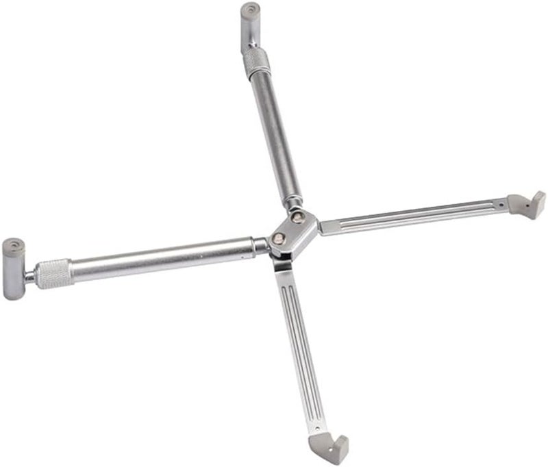 Adjustable Aluminum Laptop Cooler Stand - Lightweight X - Stand for iPad , MacBook , and Laptops - Image 3