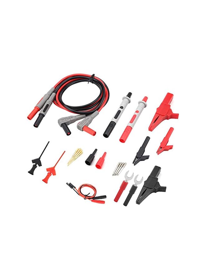 PROMASS P1300D Digital Multimeter Test Leads Multimeter with Clips Replaceable Probe Tips  - Image 1