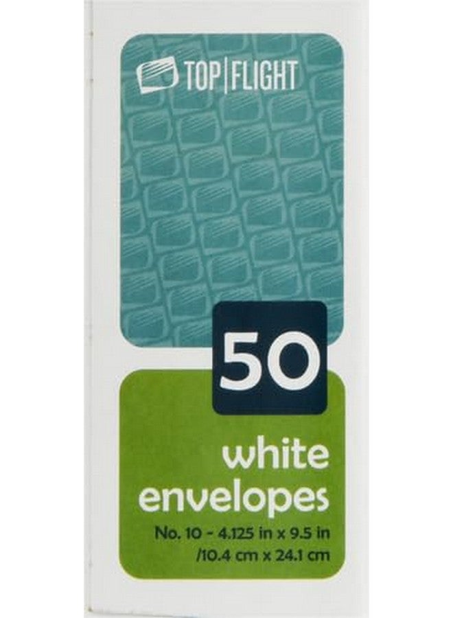 Top Flight 10 Boxed Envelopes White 50 Pack - Image 5
