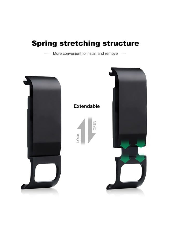 SOONSUN Aluminum Side Door Cover for GoPro Hero 8 Black Removable Replacement Battery Door Cover with Type-C Port for GoPro Hero8 Black, Charging Without Removing Battery Door - Image 3