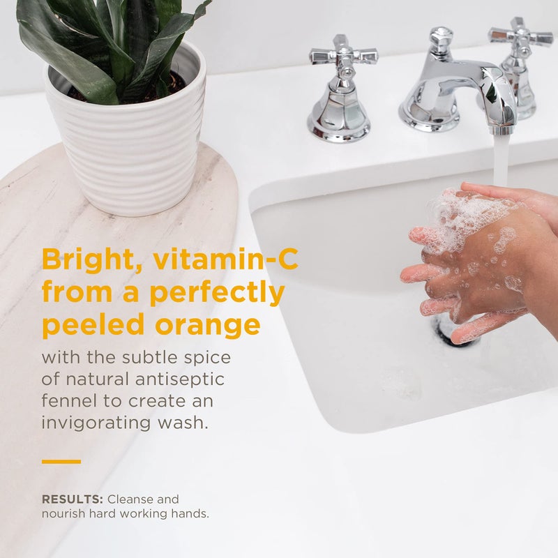 Soapbox Foaming Hand Soap Orange Zest & Fennel, 11oz Pump Bottles, 3 Pack, Cruelty Free, Vegan Moisturizing Foaming Hand Wash for Kitchen & Bathroom - Image 3