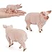 DOYIFUN 4 Pcs Realistic Farm Pig Animals Model Figure Toy SetBarn Farm Pig Figurines Collection Playset with Farm Keepers Preschool Science Educational Learn Cognitive Props - Image 4