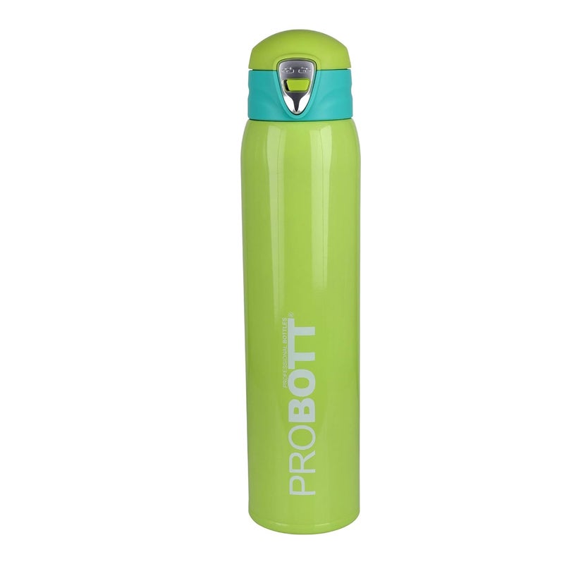 PROBOTT Thermosteel Vacuum Flask Hot & Cold Sports Bottle Each 750ml -Green (Pack of 2) - Image 2