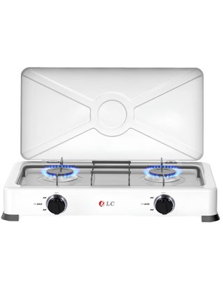 2-Burner Gas Stove with Cover & Auto Ignition | Extra Large Burner | Easy to Clean - pzsku/Z1E41DA6E35FF0F3395EAZ/45/1743862856/7856801b-372a-431e-bb0a-aa1a7c164784