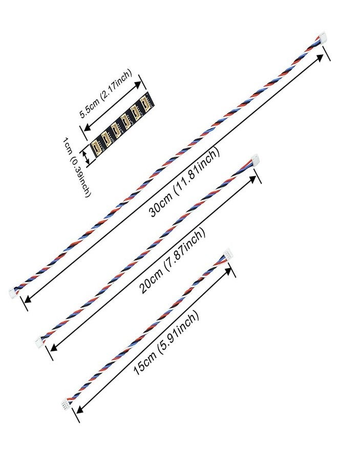 elechawk I2C CAN Bus Splitter for Pixhawk 6C 6X JST GH 1.25 4Pin 6 Ports Pixhawk 4 The Cube - Image 2